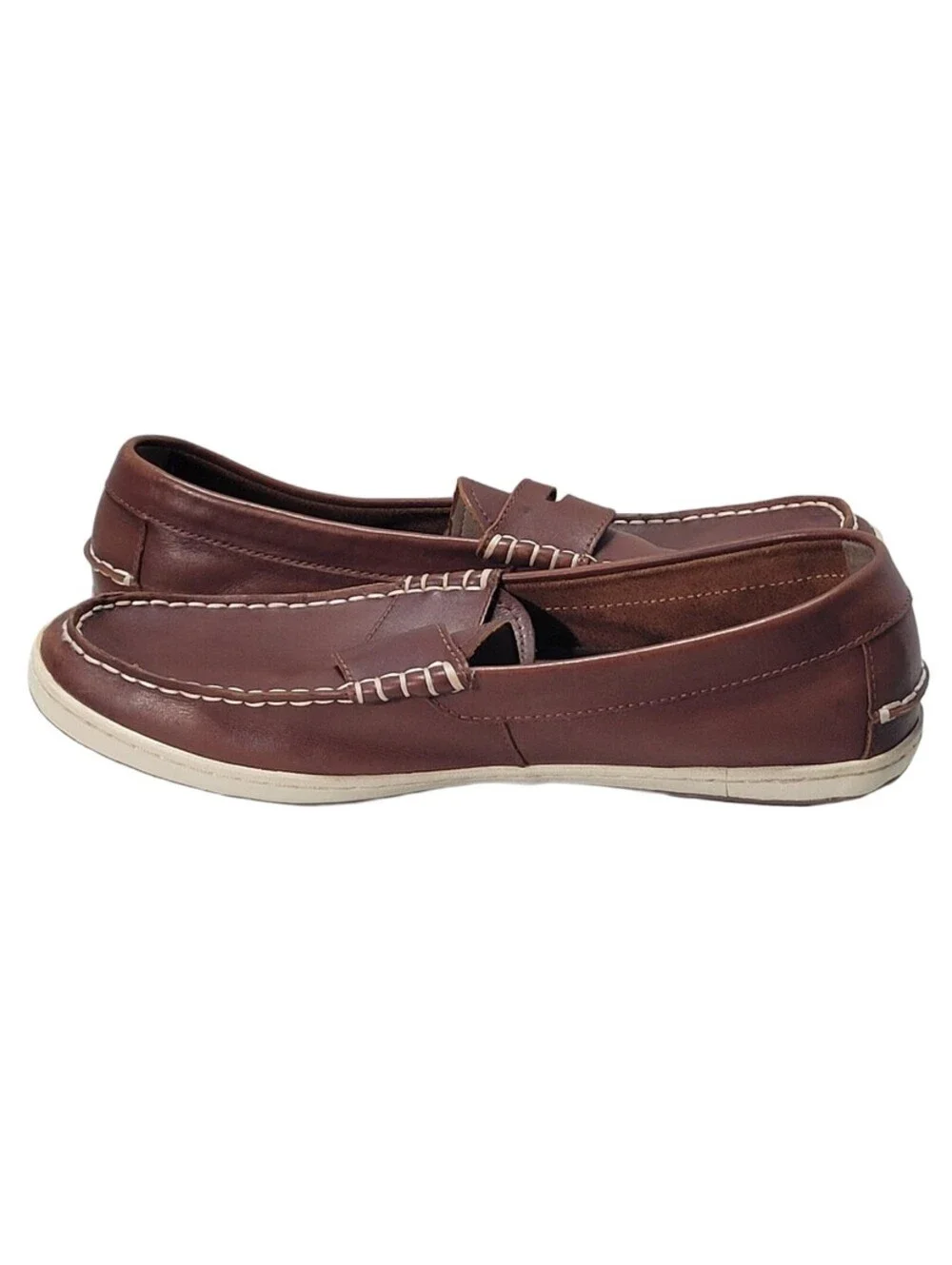 Cole Haan Pinch Weekender Roadtrip Slip On Leather Shoes Men's Size 10.5 M Brown